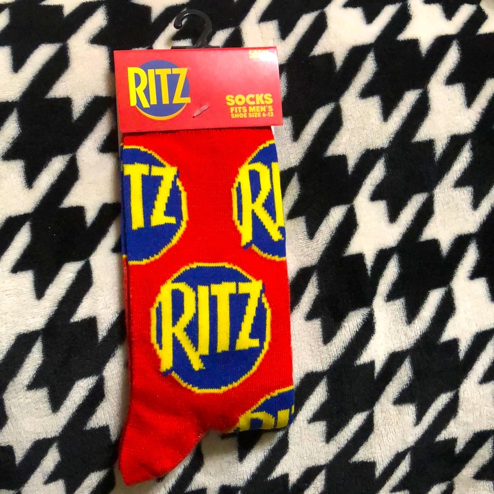 Ritz Crackers Logo Socks